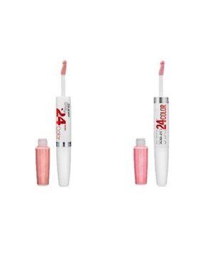 2 MAYBELLINE Superstay Lip Colors 24hr Wear: So Pearly Pink / Constant Toast